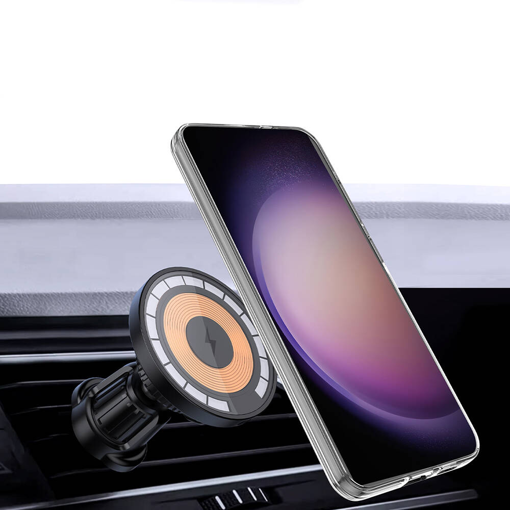 Samsung Galaxy S24 Plus Uyumlu Kılıf Magsafe Şarj Özellikli Wlons Standlı Efsane Kapak - 3