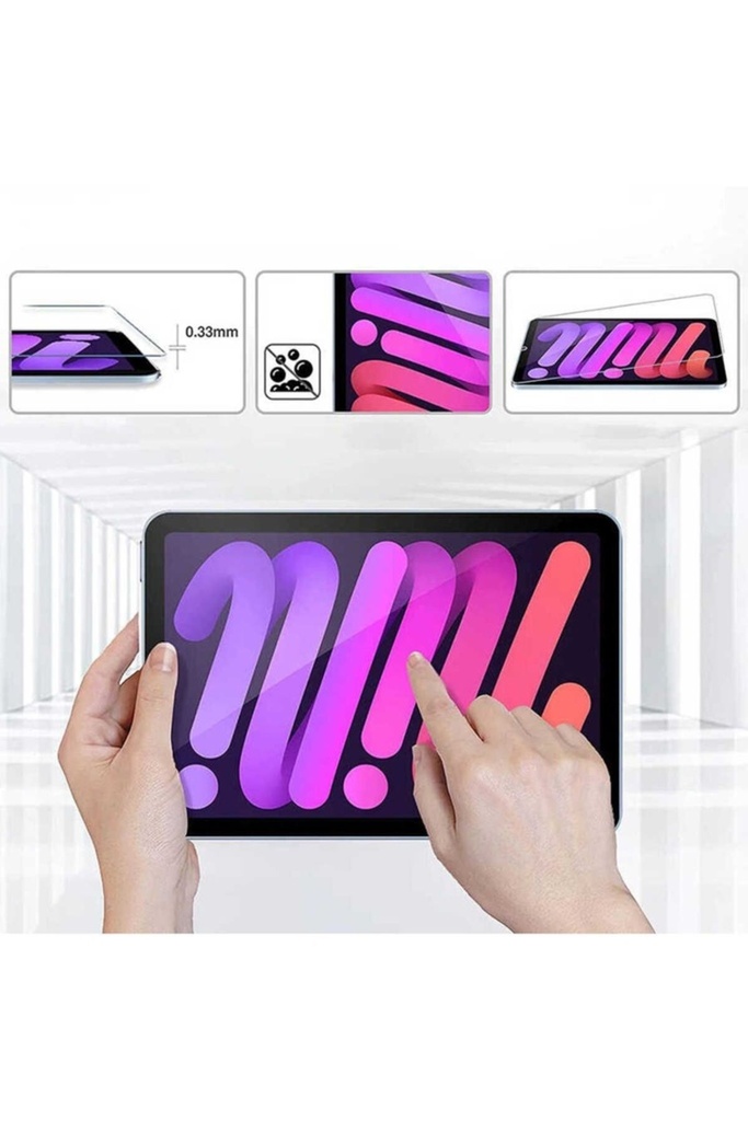 Apple iPad Air 10.9 2020 (4.Nesil) Uyumlu Zore 5in1 Tablet Temperli Cam Ekran Koruyucu