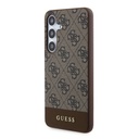 Samsung Galaxy S24 Uyumlu Kılıf Guess Orjinal Lisanslı PU Deri Şerit Logo Dizaynlı Kapak