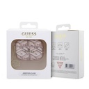 Apple Airpods Pro 2 Uyumlu Kılıf Guess Orjinal Lisanslı G Cube Desenli 4G Süs Zincirli Kapak - 6