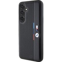 Samsung Galaxy S24 Plus Uyumlu Kılıf BMW Orjinal Lisanslı M Logolu Üç Renk Çizgili Motorsport Circle Kapak