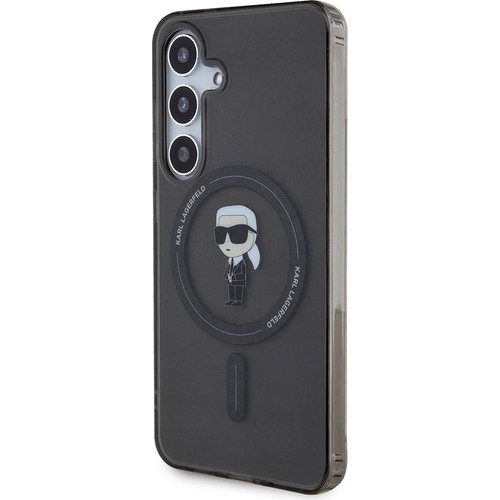 Samsung Galaxy S24 Uyumlu Kılıf Karl Lagerfeld Orjinal Lisanslı Magsafe Şarj Özellikli Karl Head IML Baskılı Kapak