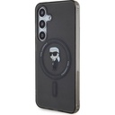 Samsung Galaxy S24 Uyumlu Kılıf Karl Lagerfeld Orjinal Lisanslı Magsafe Şarj Özellikli Karl Head IML Baskılı Kapak
