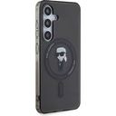 Samsung Galaxy S24 Uyumlu Kılıf Karl Lagerfeld Orjinal Lisanslı Magsafe Şarj Özellikli Karl Head IML Baskılı Kapak