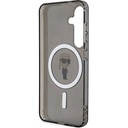 Samsung Galaxy S24 Uyumlu Kılıf Karl Lagerfeld Orjinal Lisanslı Magsafe Şarj Özellikli Karl Head IML Baskılı Kapak