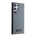 Samsung Galaxy S24 Ultra Uyumlu Kılıf Karl Lagerfeld Orjinal Lisanslı Saffiano Monogram Metal Logo Kapak