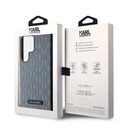 Samsung Galaxy S24 Ultra Uyumlu Kılıf Karl Lagerfeld Orjinal Lisanslı Saffiano Monogram Metal Logo Kapak