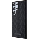 Samsung Galaxy S24 Ultra Uyumlu Kılıf Karl Lagerfeld Orjinal Lisanslı Saffiano Monogram Metal Logo Kapak