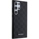 Samsung Galaxy S24 Ultra Uyumlu Kılıf Karl Lagerfeld Orjinal Lisanslı Saffiano Monogram Metal Logo Kapak