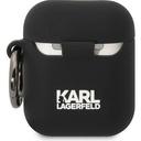 Apple Airpods Uyumlu Kılıf Karl Lagerfeld Orjinal Lisanslı Karl 3D Silikon Kapak