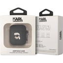 Apple Airpods Uyumlu Kılıf Karl Lagerfeld Orjinal Lisanslı Karl 3D Silikon Kapak