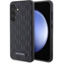 Samsung Galaxy S24 Uyumlu Kılıf Karl Lagerfeld Orjinal Lisanslı Saffiano Monogram Metal Logo Kapak