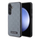 Samsung Galaxy S24 Uyumlu Kılıf Karl Lagerfeld Orjinal Lisanslı Saffiano Monogram Metal Logo Kapak