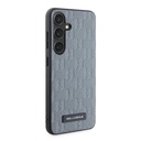 Samsung Galaxy S24 Uyumlu Kılıf Karl Lagerfeld Orjinal Lisanslı Saffiano Monogram Metal Logo Kapak