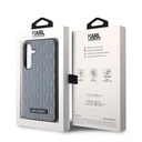 Samsung Galaxy S24 Uyumlu Kılıf Karl Lagerfeld Orjinal Lisanslı Saffiano Monogram Metal Logo Kapak