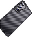 Samsung Galaxy S24 Plus Uyumlu Kılıf Aramid Karbon Fiber Magsafe Özellikli Wlons Radison Kapak - 5