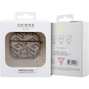 Apple Airpods 3. Nesil Uyumlu Kılıf Guess Orjinal Lisanslı G Cube Desenli 4G Süs Zincirli Kapak