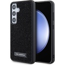 Samsung Galaxy S24 Plus Uyumlu Kılıf Karl Lagerfeld Taşlı Metal Logo Orjinal Lisanslı Kapak