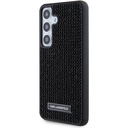 Samsung Galaxy S24 Plus Uyumlu Kılıf Karl Lagerfeld Taşlı Metal Logo Orjinal Lisanslı Kapak