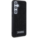 Samsung Galaxy S24 Plus Uyumlu Kılıf Karl Lagerfeld Taşlı Metal Logo Orjinal Lisanslı Kapak