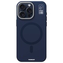 Apple iPhone 15 Pro Uyumlu Kılıf Magsafe Şarj Özellikli Kamera Standlı Silikon Youngkit Bitty Cream Kapak - 1