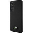 Samsung Galaxy S24 Plus Uyumlu Kılıf Lacoste Orjinal Lisanslı PU Pike Desenli Arka Yüzey İkonik Timsah Dokuma Logolu Kapak