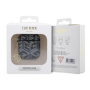 Apple Airpods Uyumlu Kılıf Guess Orjinal Lisanslı G Cube Desenli 4G Süs Zincirli Kapak