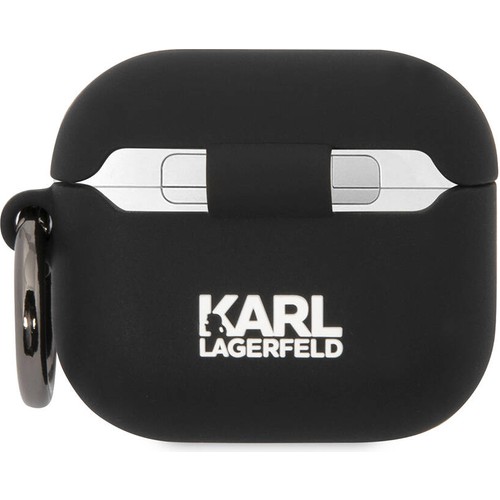 Apple Airpods 3. Nesil Uyumlu Kılıf Karl Lagerfeld Orjinal Lisanslı Karl 3D Silikon Kapak