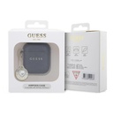 Apple Airpods Uyumlu Kılıf Guess Orjinal Lisanslı Glitter Elmas Kalp Süs Zincirli Kapak