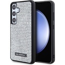 Samsung Galaxy S24 Uyumlu Kılıf Karl Lagerfeld Taşlı Metal Logo Orjinal Lisanslı Kapak