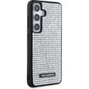 Samsung Galaxy S24 Uyumlu Kılıf Karl Lagerfeld Taşlı Metal Logo Orjinal Lisanslı Kapak