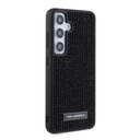 Samsung Galaxy S24 Uyumlu Kılıf Karl Lagerfeld Taşlı Metal Logo Orjinal Lisanslı Kapak