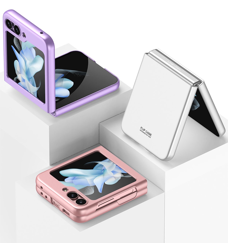 Samsung Galaxy Z Flip 5 Uyumlu Kılıf Zore Sert Kıpta Kapak - 9