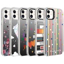 Apple iPhone 11 Uyumlu Kılıf Desenli Zore Silver Sert Kapak - 1