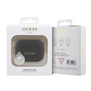 Apple Airpods Pro 2 Uyumlu Kılıf Guess Orjinal Lisanslı Glitter Elmas Kalp Süs Zincirli Kapak