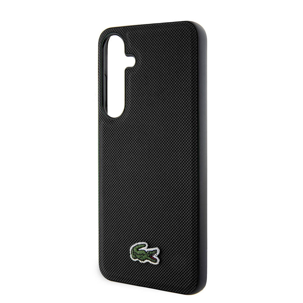 Samsung Galaxy S24 Uyumlu Kılıf Lacoste Orjinal Lisanslı PU Pike Desenli Arka Yüzey İkonik Timsah Dokuma Logolu Kapak - 5