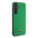 Samsung Galaxy S24 Uyumlu Kılıf Lacoste Orjinal Lisanslı PU Pike Desenli Arka Yüzey İkonik Timsah Dokuma Logolu Kapak - 10
