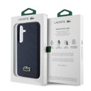 Samsung Galaxy S24 Uyumlu Kılıf Lacoste Orjinal Lisanslı PU Pike Desenli Arka Yüzey İkonik Timsah Dokuma Logolu Kapak - 21