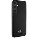Samsung Galaxy S24 Uyumlu Kılıf Lacoste Orjinal Lisanslı PU Pike Desenli Arka Yüzey İkonik Timsah Dokuma Logolu Kapak