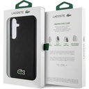 Samsung Galaxy S24 Uyumlu Kılıf Lacoste Orjinal Lisanslı PU Pike Desenli Arka Yüzey İkonik Timsah Dokuma Logolu Kapak