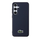 Samsung Galaxy S24 Uyumlu Kılıf Lacoste Orjinal Lisanslı PU Pike Desenli Arka Yüzey İkonik Timsah Dokuma Logolu Kapak
