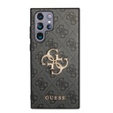 Samsung Galaxy S24 Ultra Uyumlu Kılıf Guess Orjinal Lisanslı PU Deri Yazı ve 4G Metal Logolu Desenli Kapak - 2