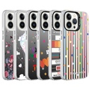 Apple iPhone 13 Pro Max Uyumlu Kılıf Desenli Zore Silver Sert Kapak - 1
