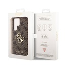 Samsung Galaxy S24 Ultra Uyumlu Kılıf Guess Orjinal Lisanslı PU Deri Yazı ve 4G Metal Logolu Desenli Kapak - 14