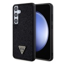 Samsung Galaxy S24 Plus Uyumlu Kılıf Guess Orjinal Lisanslı Taşlı Arka Yüzey Üçgen Logolu Kapak - 14