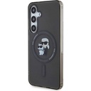 Samsung Galaxy S24 Uyumlu Kılıf Karl Lagerfeld Orjinal Lisanslı Magsafe Şarj Özellikli Karl & Choupette IML Baskılı Kapak