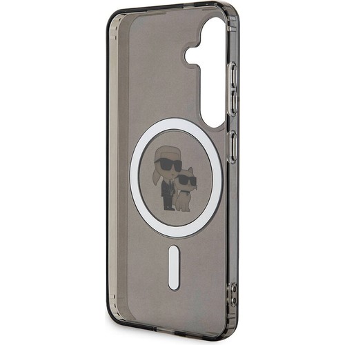 Samsung Galaxy S24 Uyumlu Kılıf Karl Lagerfeld Orjinal Lisanslı Magsafe Şarj Özellikli Karl & Choupette IML Baskılı Kapak
