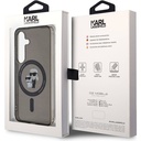 Samsung Galaxy S24 Uyumlu Kılıf Karl Lagerfeld Orjinal Lisanslı Magsafe Şarj Özellikli Karl & Choupette IML Baskılı Kapak