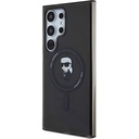 Samsung Galaxy S24 Ultra Uyumlu Kılıf Karl Lagerfeld Orjinal Lisanslı Magsafe Şarj Özellikli Karl Head IML Baskılı Kapak