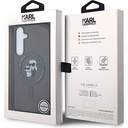 Samsung Galaxy S24 Plus Uyumlu Kılıf Karl Lagerfeld Orjinal Lisanslı Magsafe Şarj Özellikli Karl & Choupette IML Baskılı Kapak